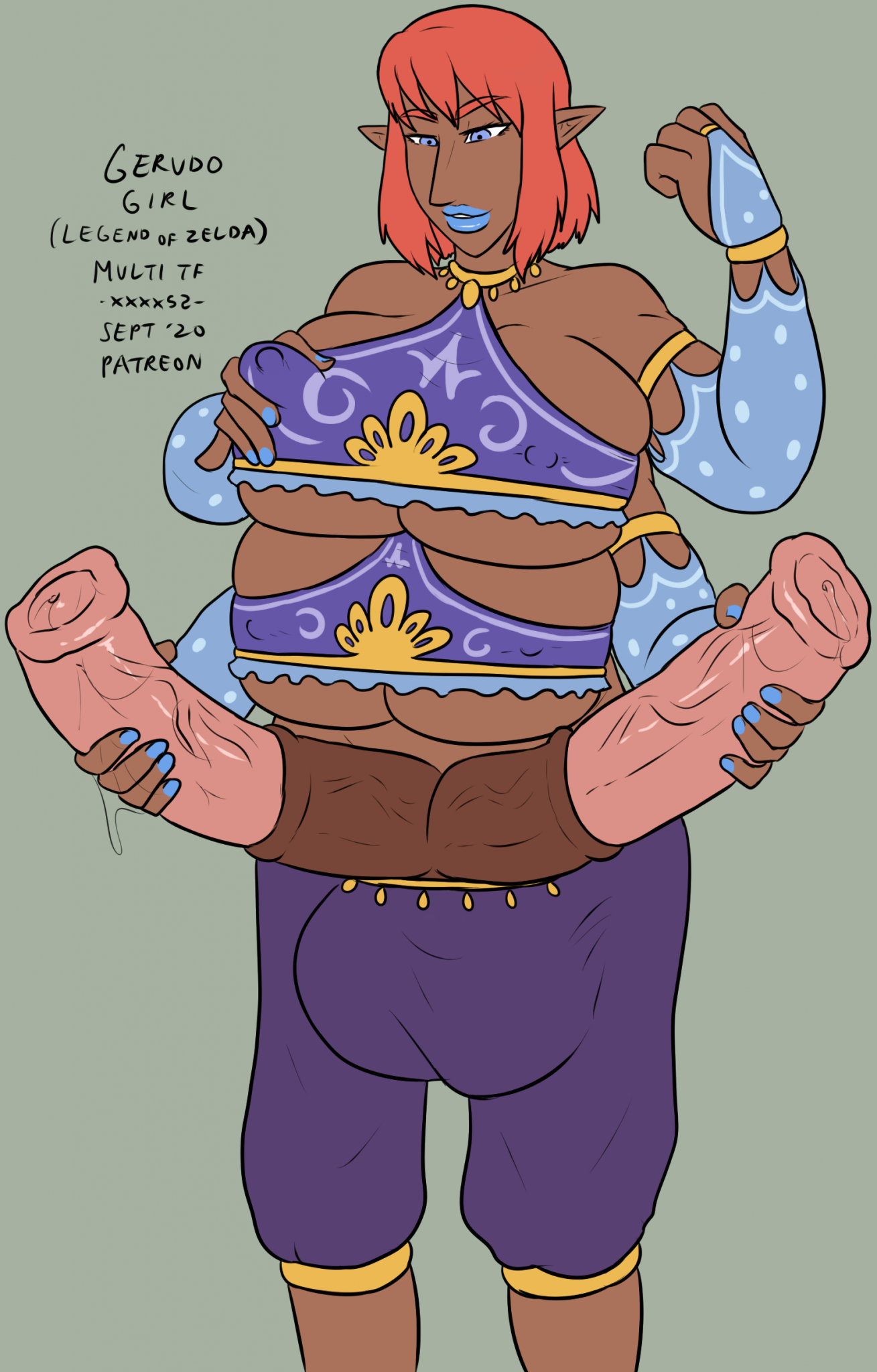 Multi Gerudo
Patreon reward sketch done by xxxx52
[url=https://twitter.com/xxxx52official]xxxx52's Twitter[/url]
